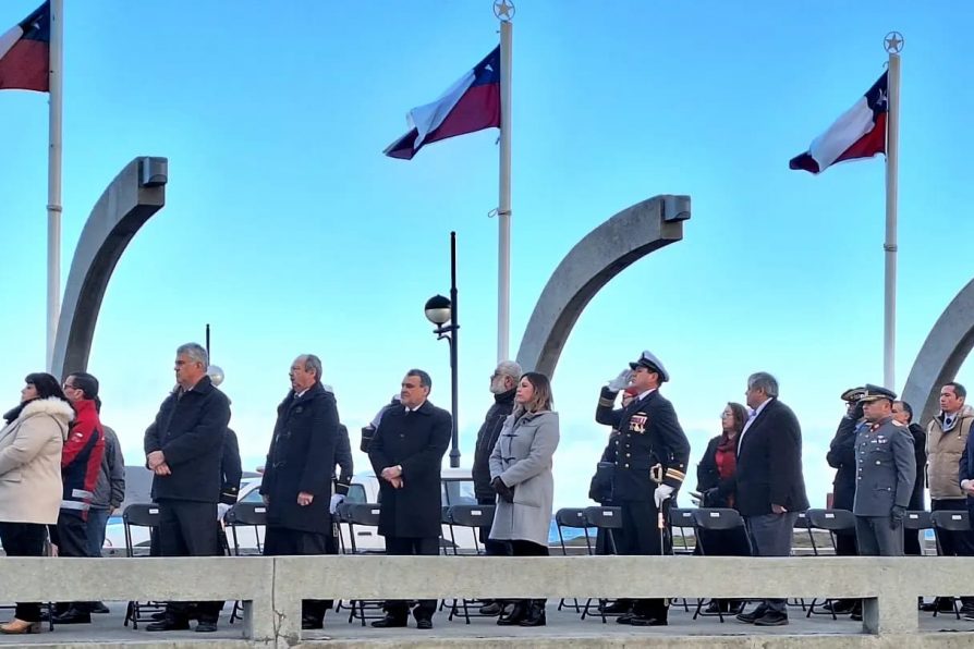 Se conmemoran 145 años del Combate Naval de Iquique y Punta Gruesa en comuna de Porvenir